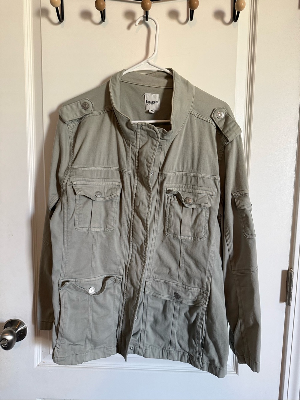 Kensie Women's Field Jacket in Sage
